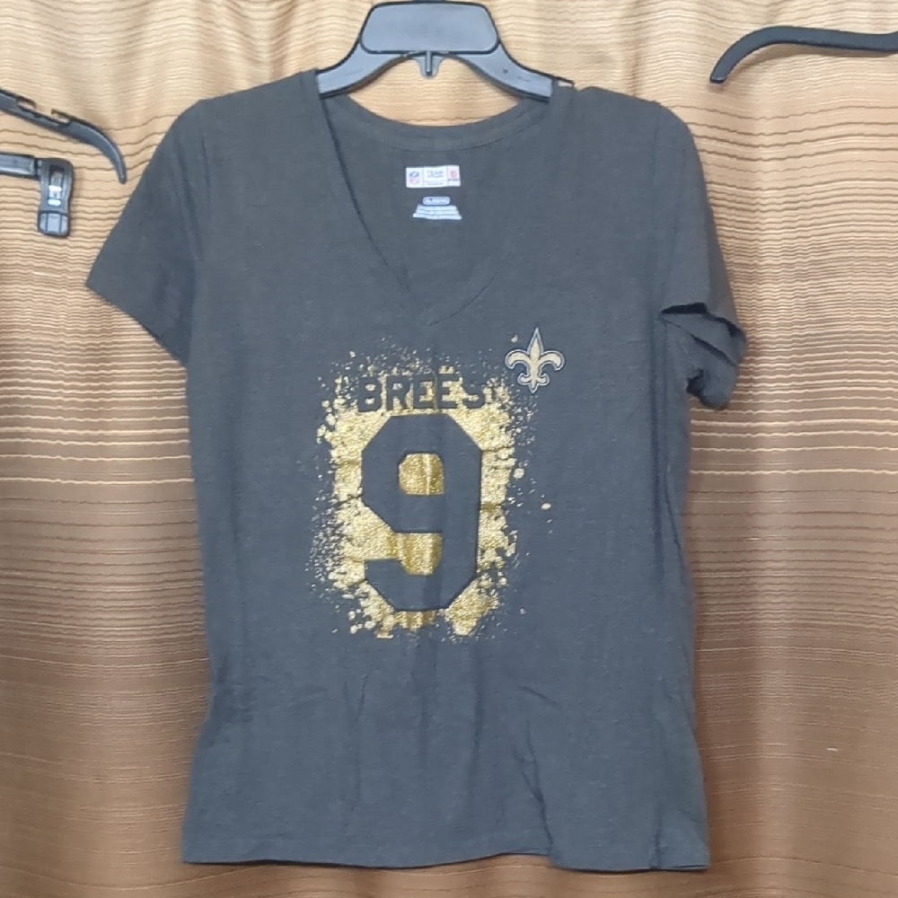 NFL Women's Charcoal Gray Crewneck Team Apparel Tee